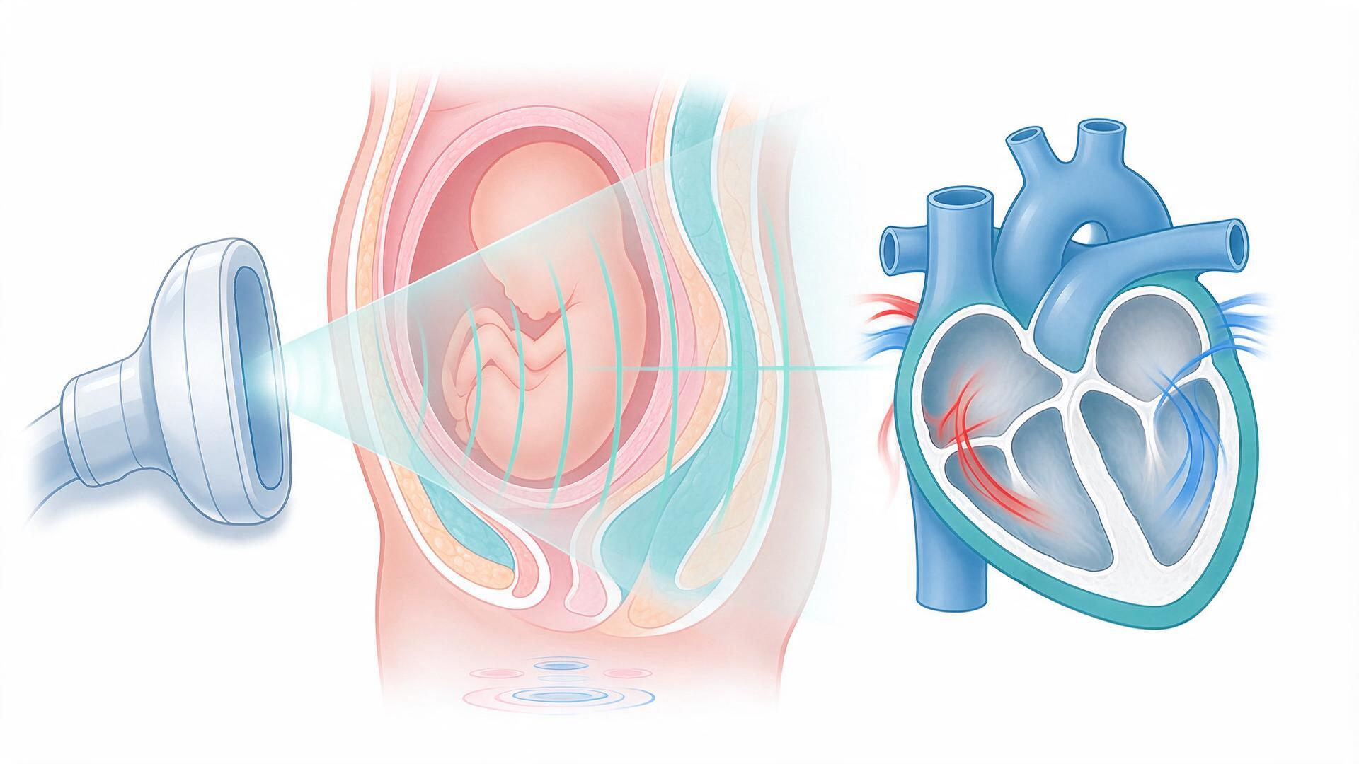 بهترین زمان اکو قلب الجنین در بارداری best-time-fetal-echocardiography